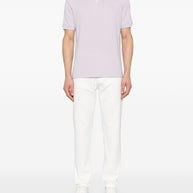 Brunello Cucinelli Cotton Polo Shirt In Purple