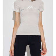 Balenciaga Logo cotton t-shirt - White