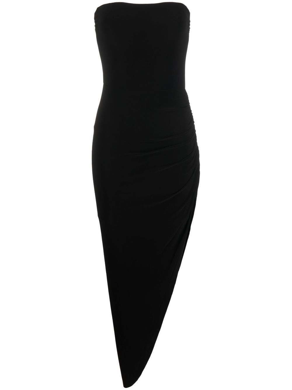 Norma Kamali Stratch Strapless Dress Black