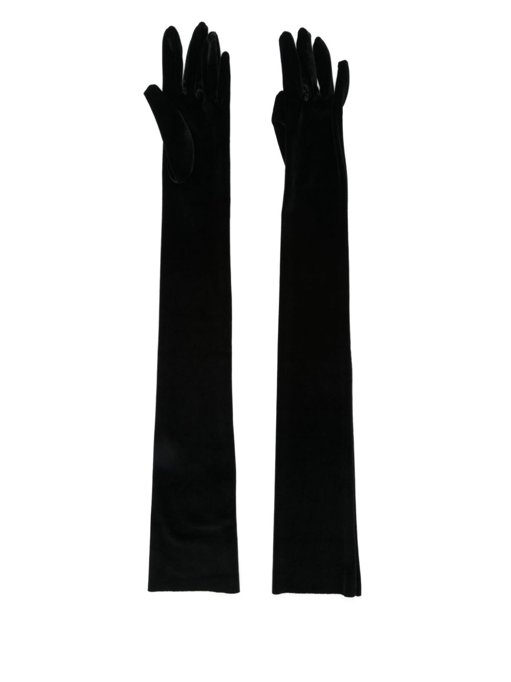 Norma Kamali Long Gloves Black