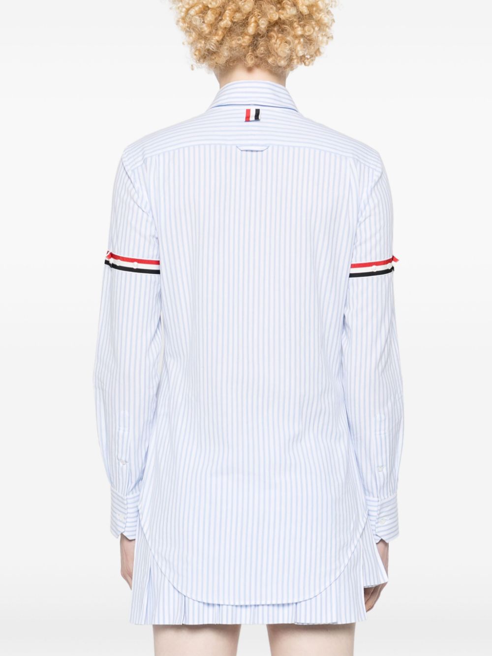 Thom Browne Clear Blue Cotton Shirt