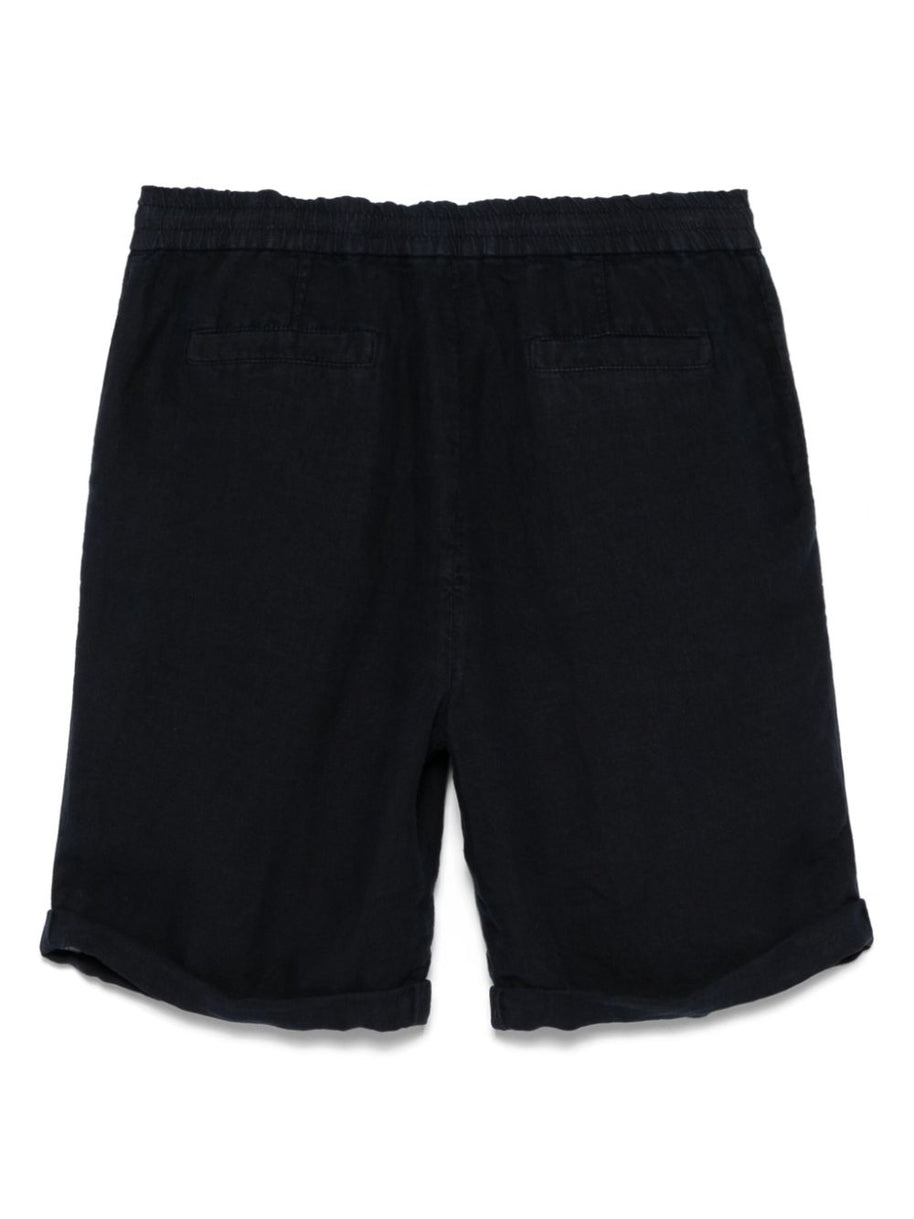 Brunello Cucinelli Linen/Flax Shorts In Blue