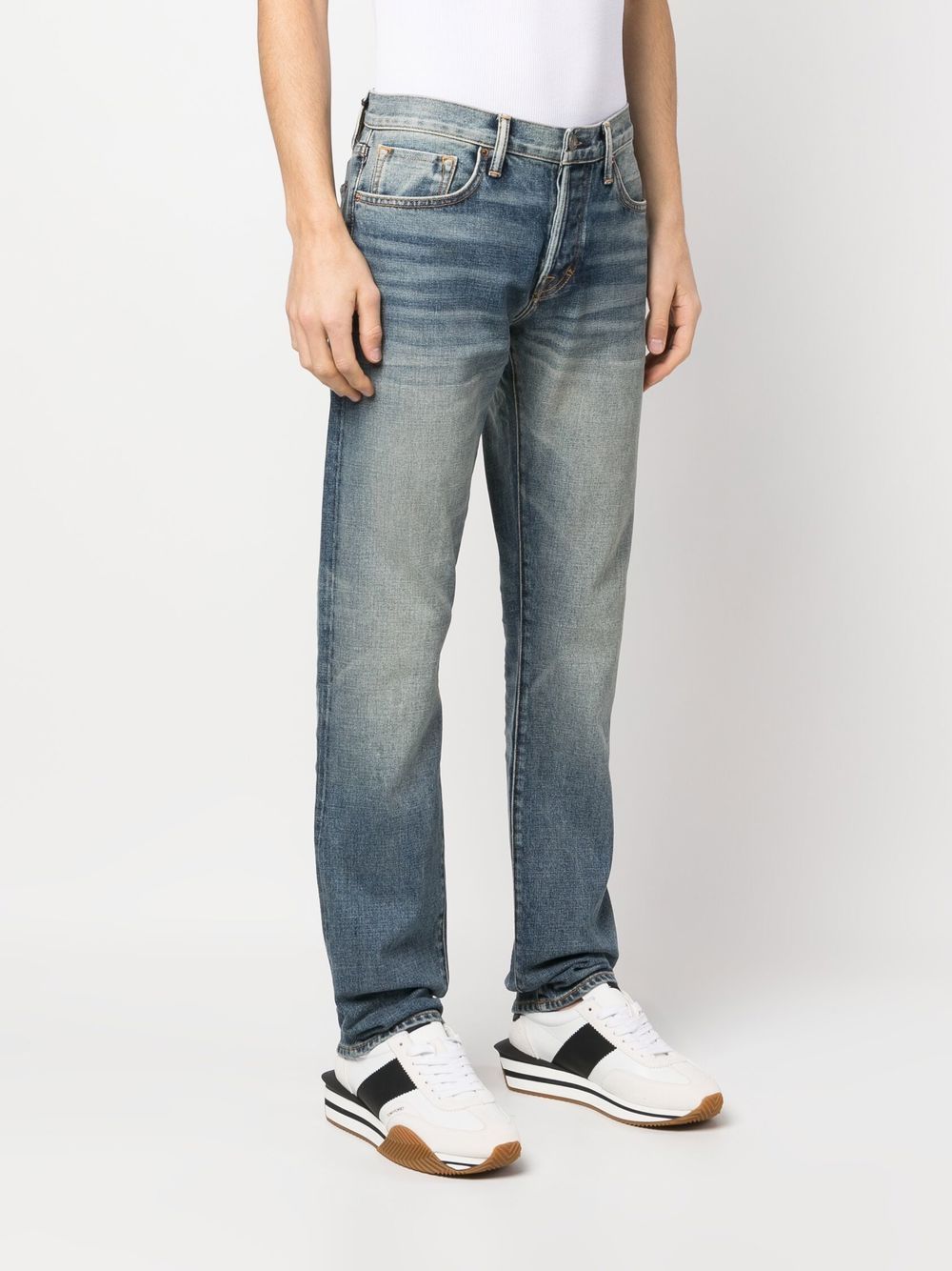 Tom Ford Straight Leg Jeans Blue