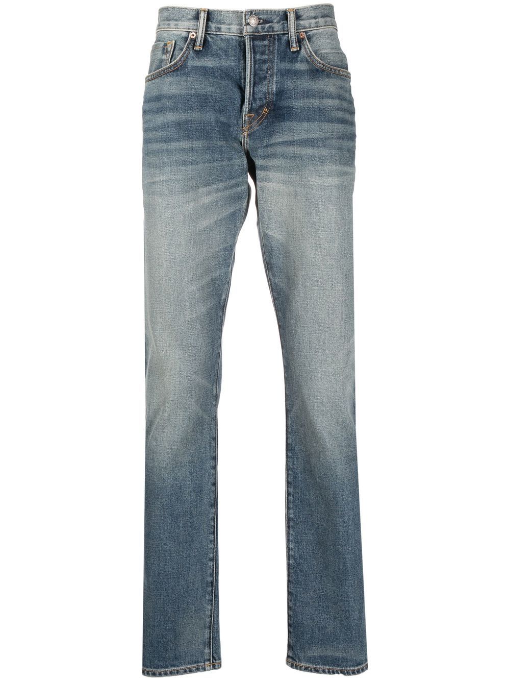 Tom Ford Straight Leg Jeans Blue