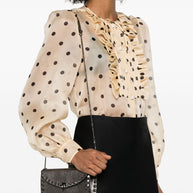 Valentino Garavani Leather Rockstud Mini Bag With Strap