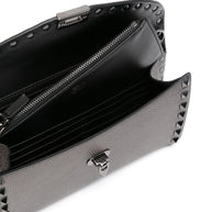 Valentino Garavani Leather Rockstud Mini Bag With Strap