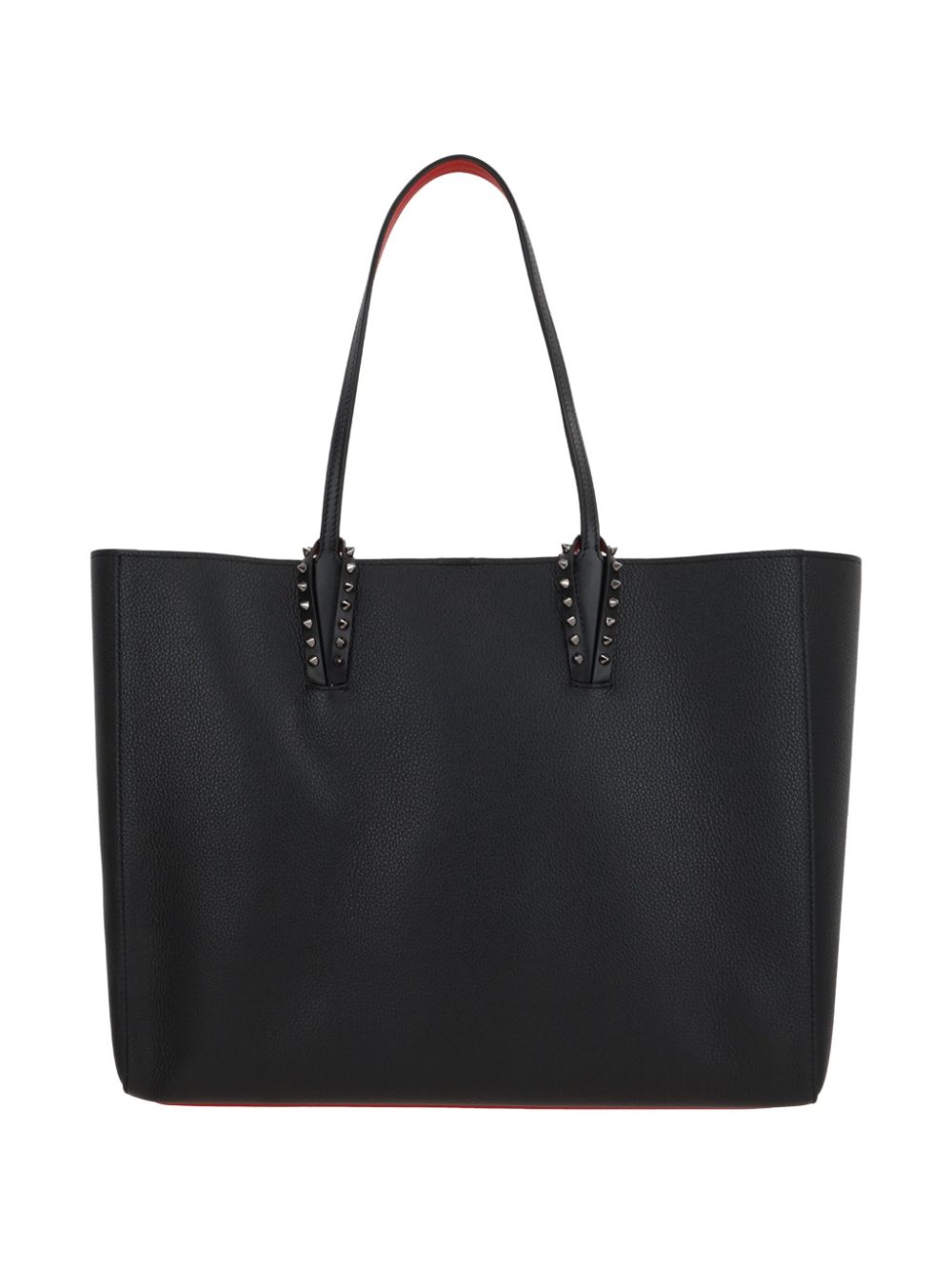Christian Louboutin Cabata Large Leather Tote Bag In Black