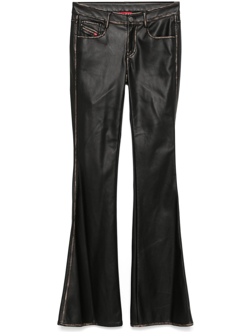 Diesel Eco Leather Pants Black