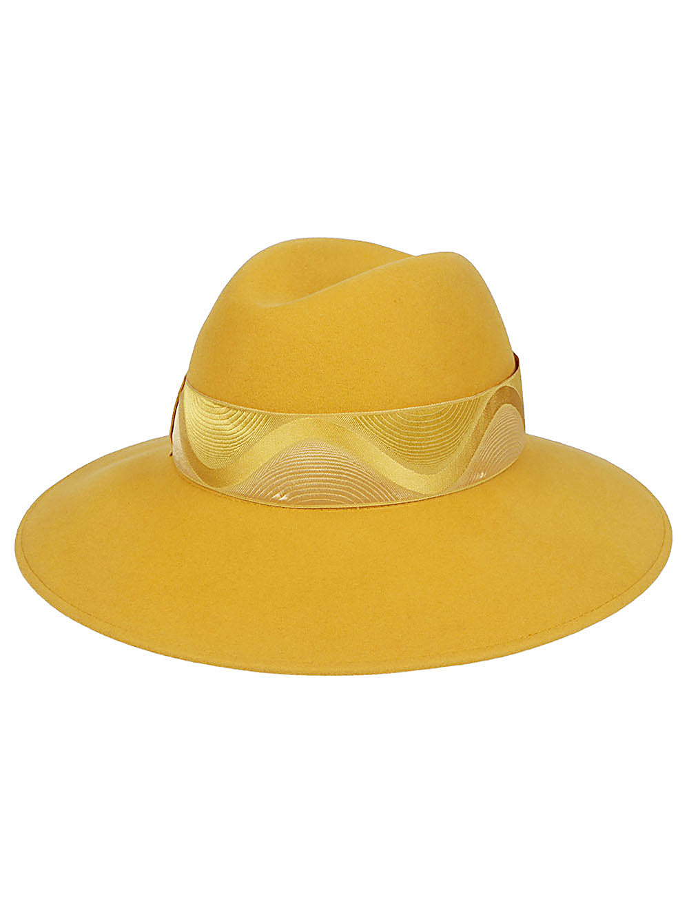 Borsalino Yellow Wool/Cashmere Hat