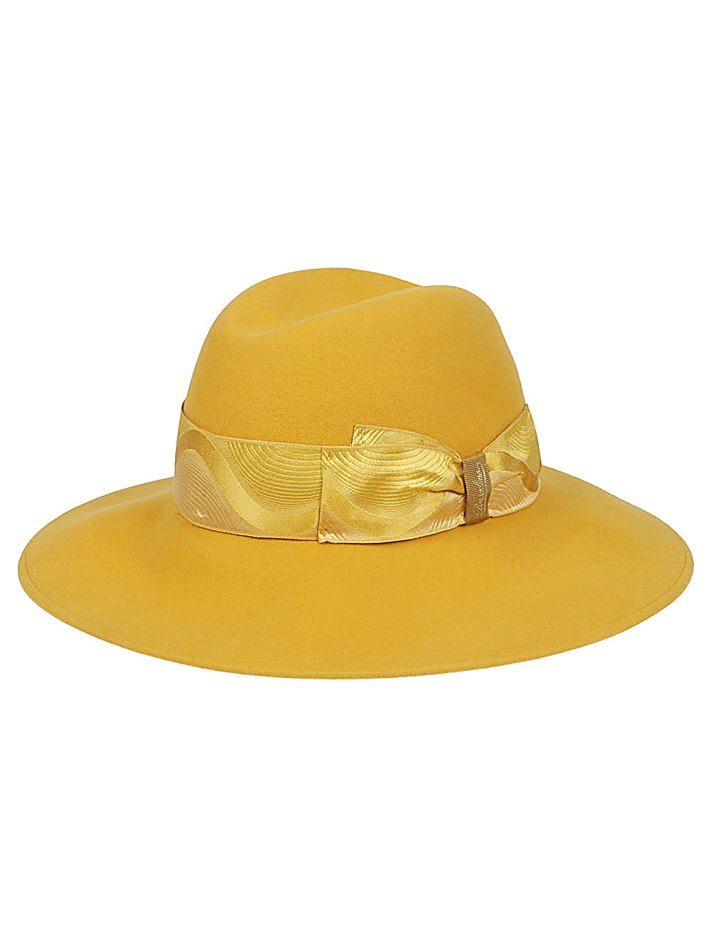 Borsalino Yellow Wool/Cashmere Hat