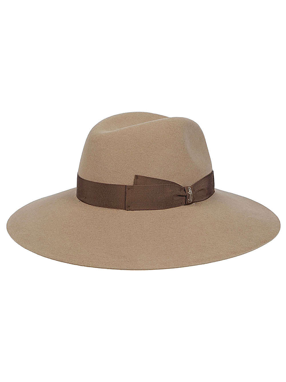 Borsalino Brown Wool Hat