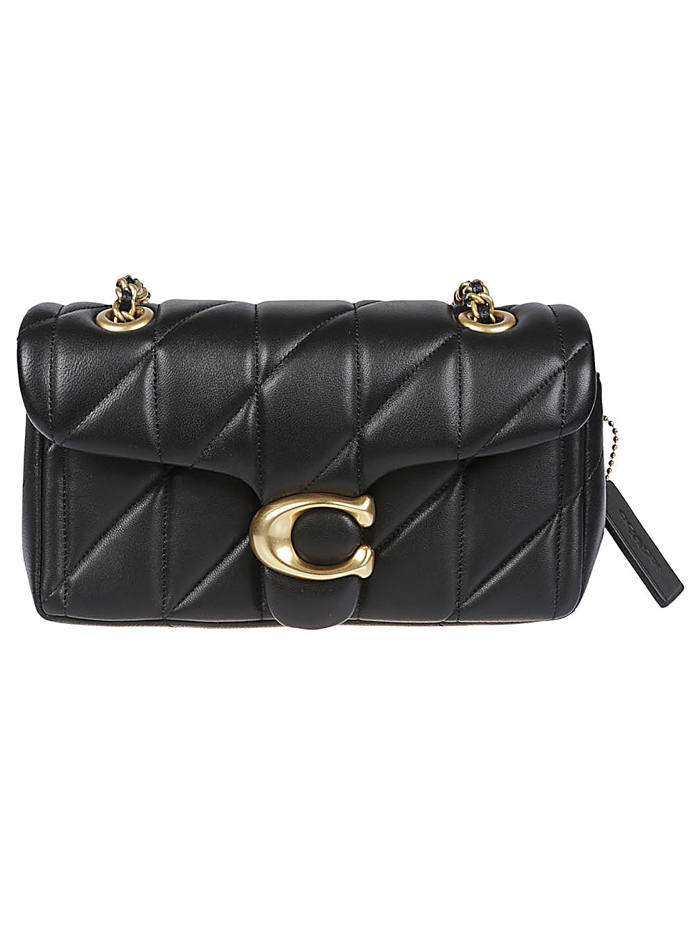 Coach Tabby 20 Quilted Shoulder Bag  In Black