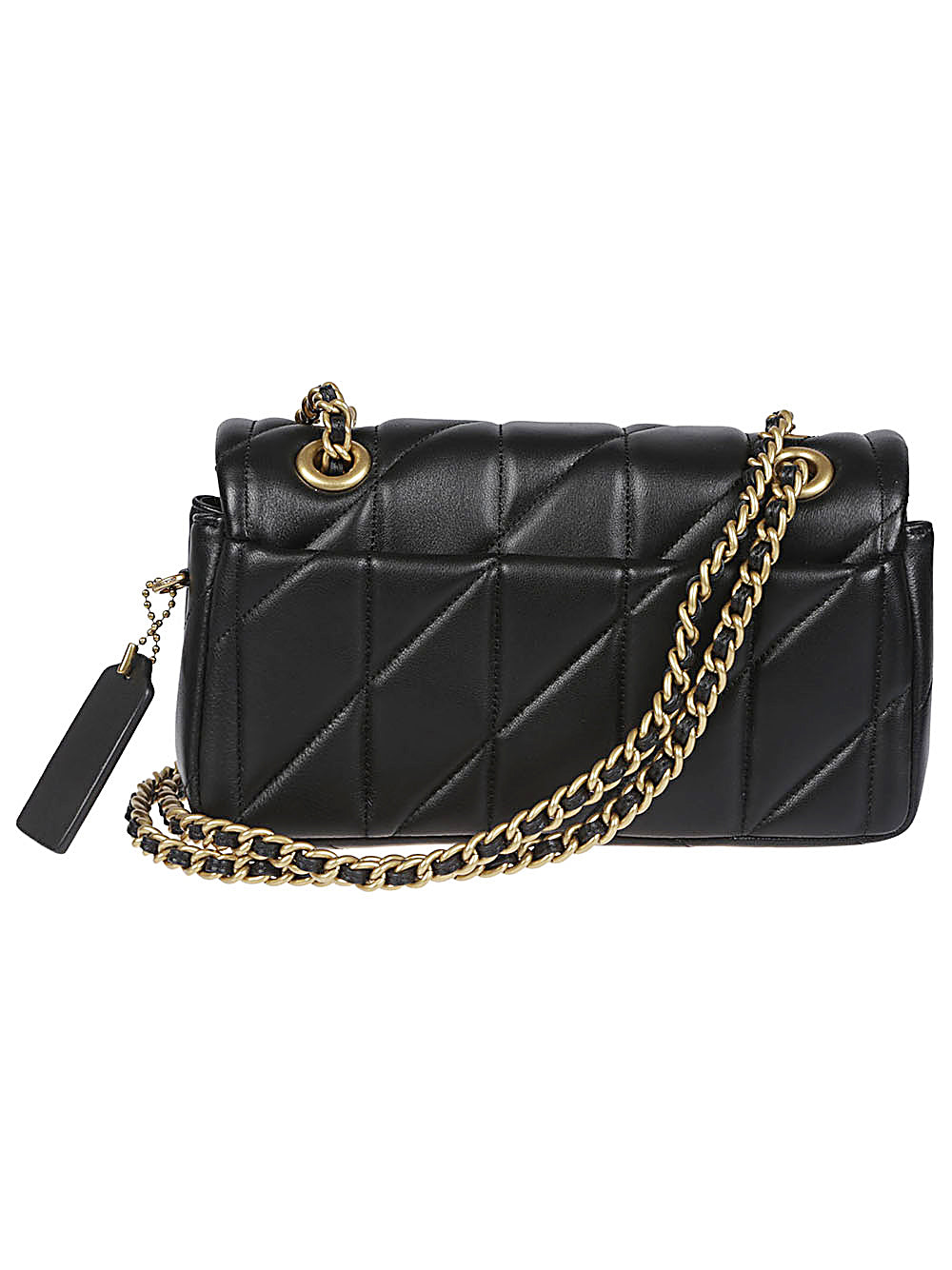 Coach Tabby 20 Quilted Shoulder Bag  In Black