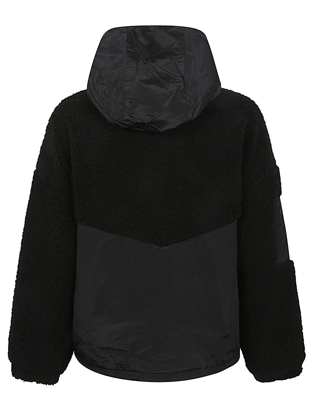 EA7 Hooded Coat Black