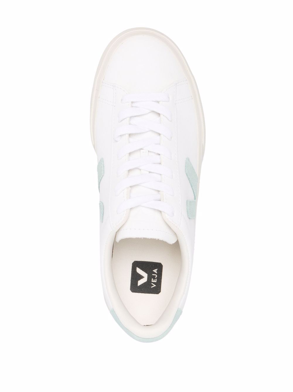 Veja Campo Leather Low-Top Sneakers White