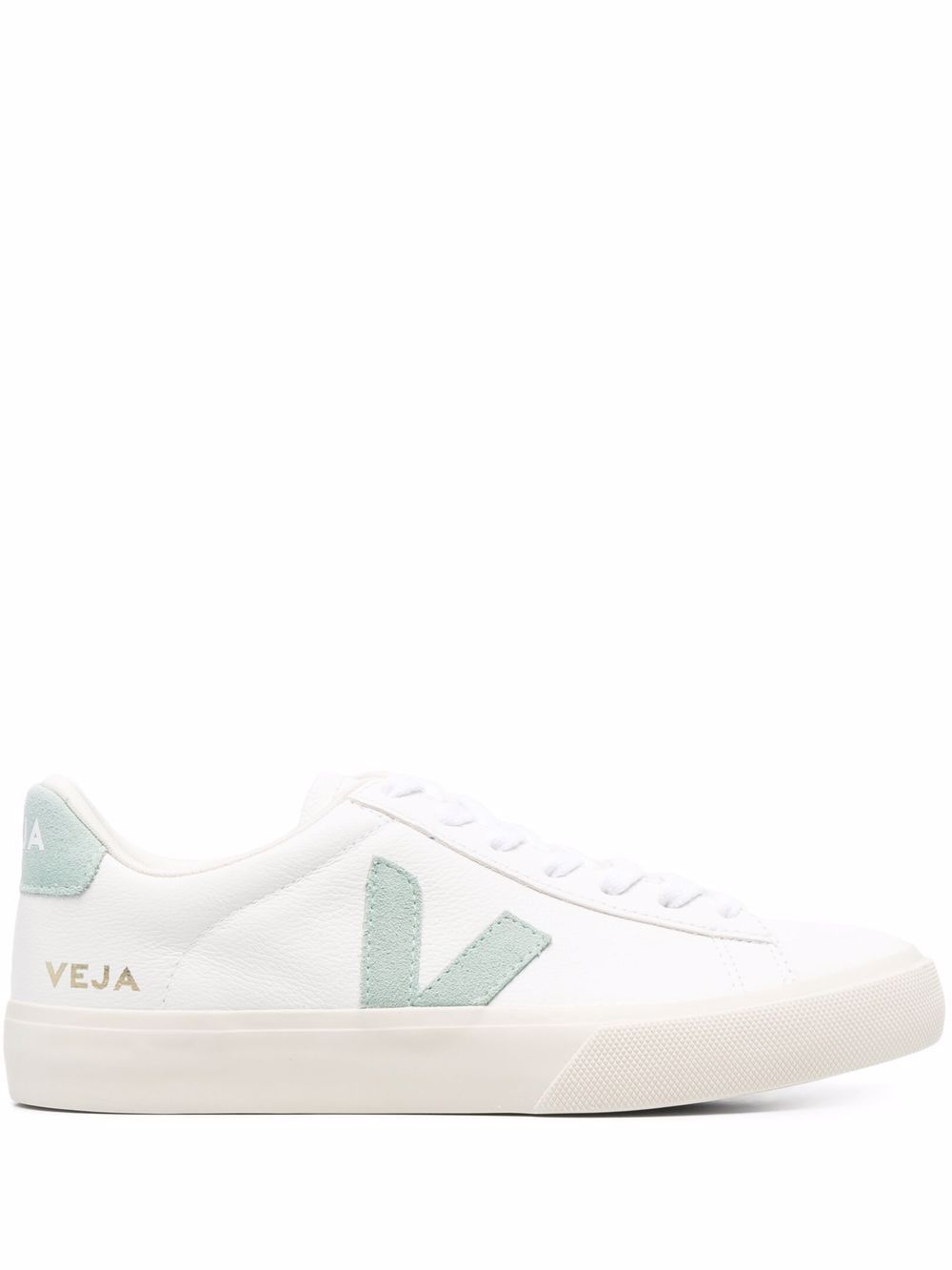 Veja Campo Leather Low-Top Sneakers White