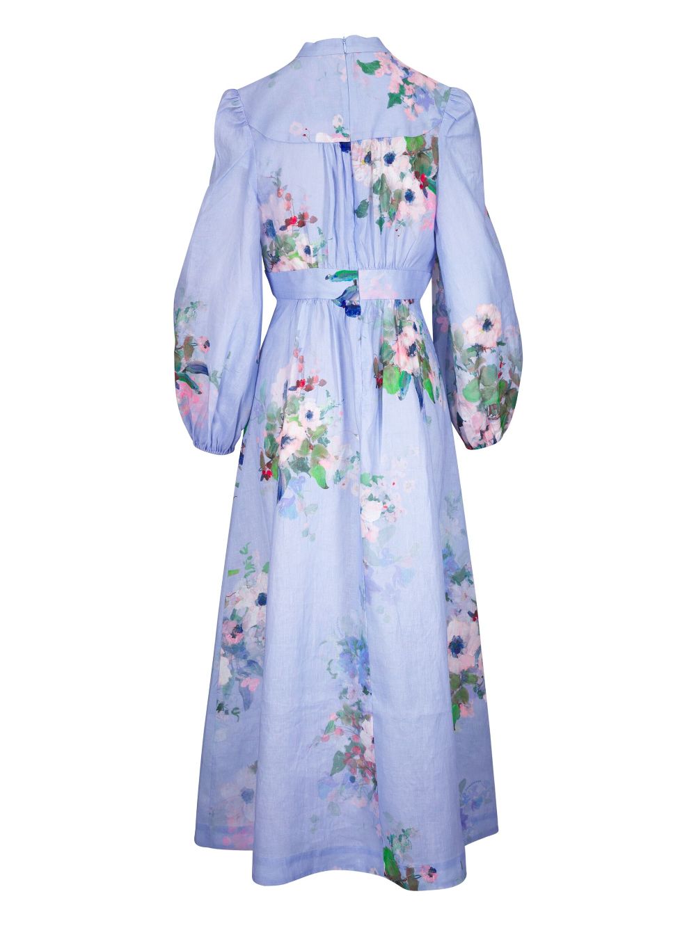 Zimmermann Everly Midi Dress Clear Blue