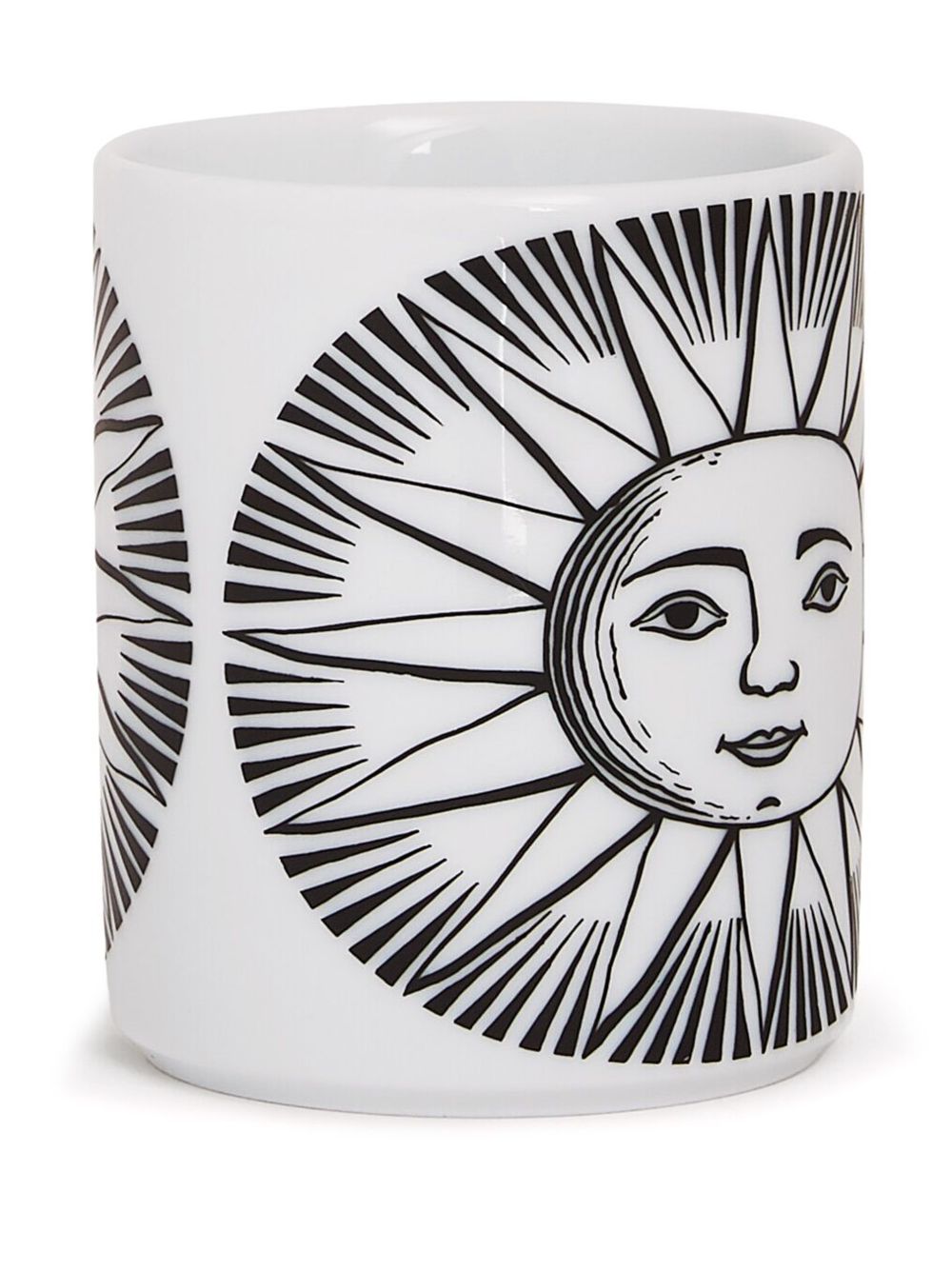 Fornasetti Porcelain Pencil Holder In White