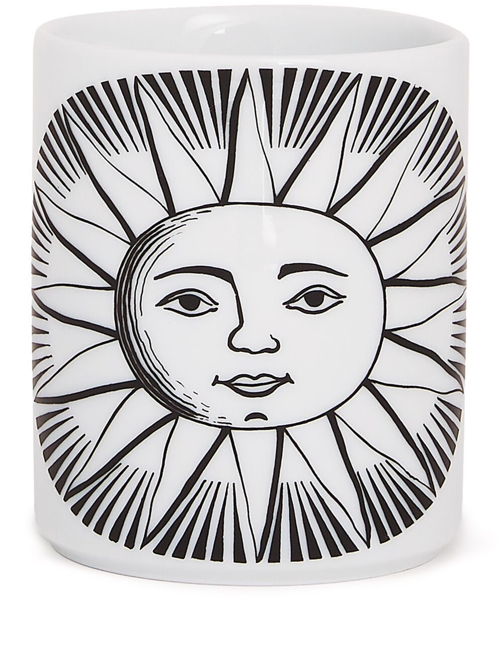 Fornasetti Porcelain Pencil Holder In White