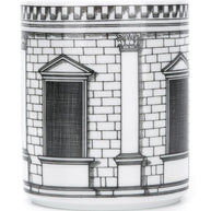 Fornasetti Porcelain Pencil Holder In White