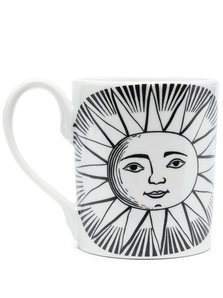 Fornasetti Sun Porcelain Cup