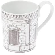 Fornasetti Porcelain Cup In White