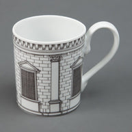 Fornasetti Porcelain Cup In White