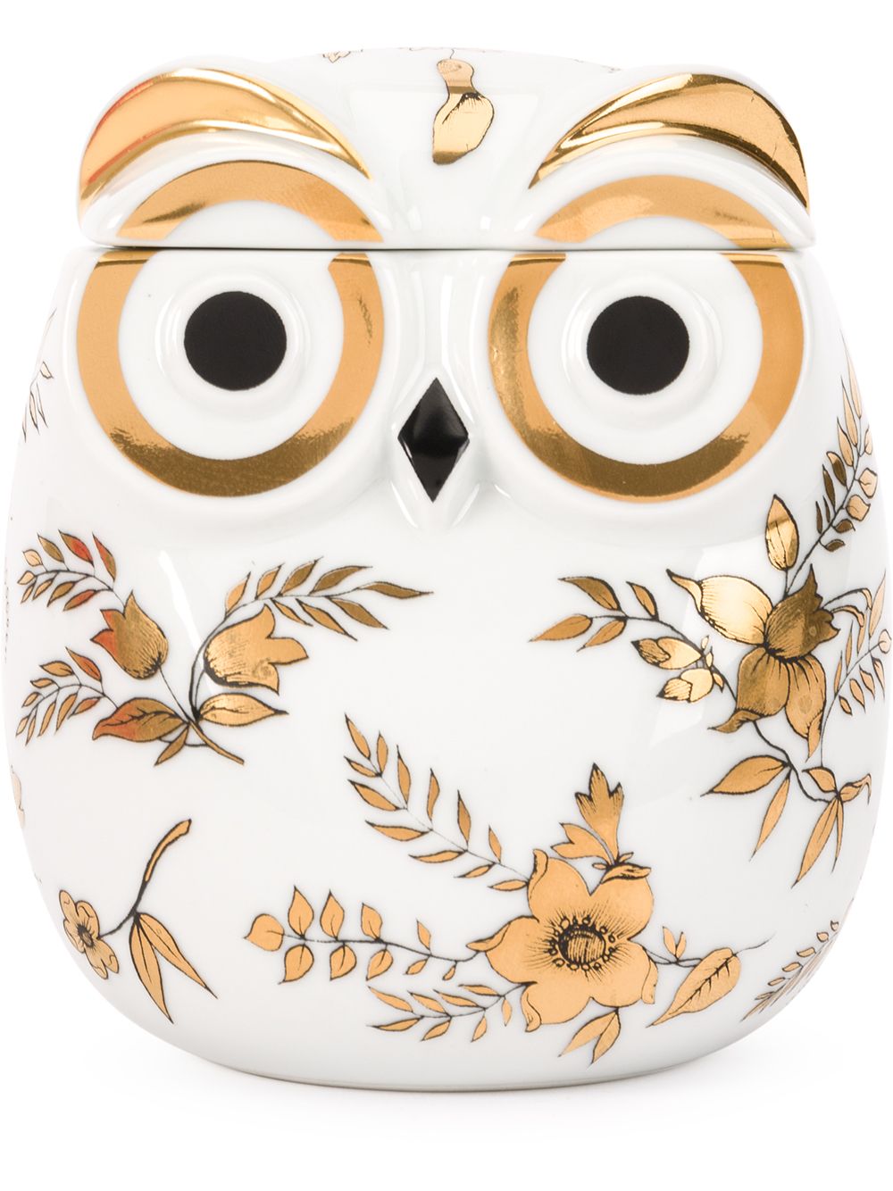 Fornasetti Owl Porcelain Container