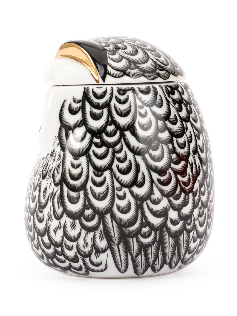 Fornasetti Owl Porcelain Container