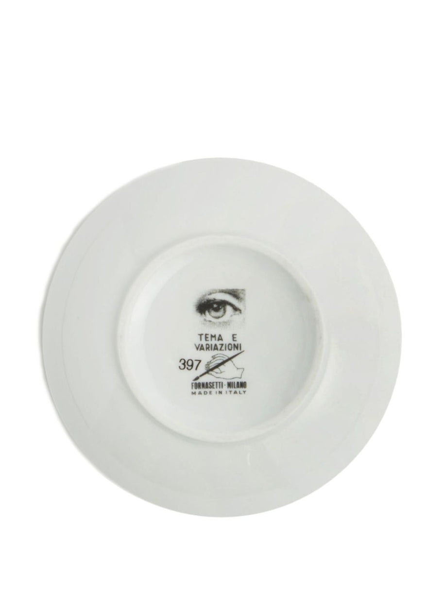 Fornasetti Porcelain Jewelry Box In White