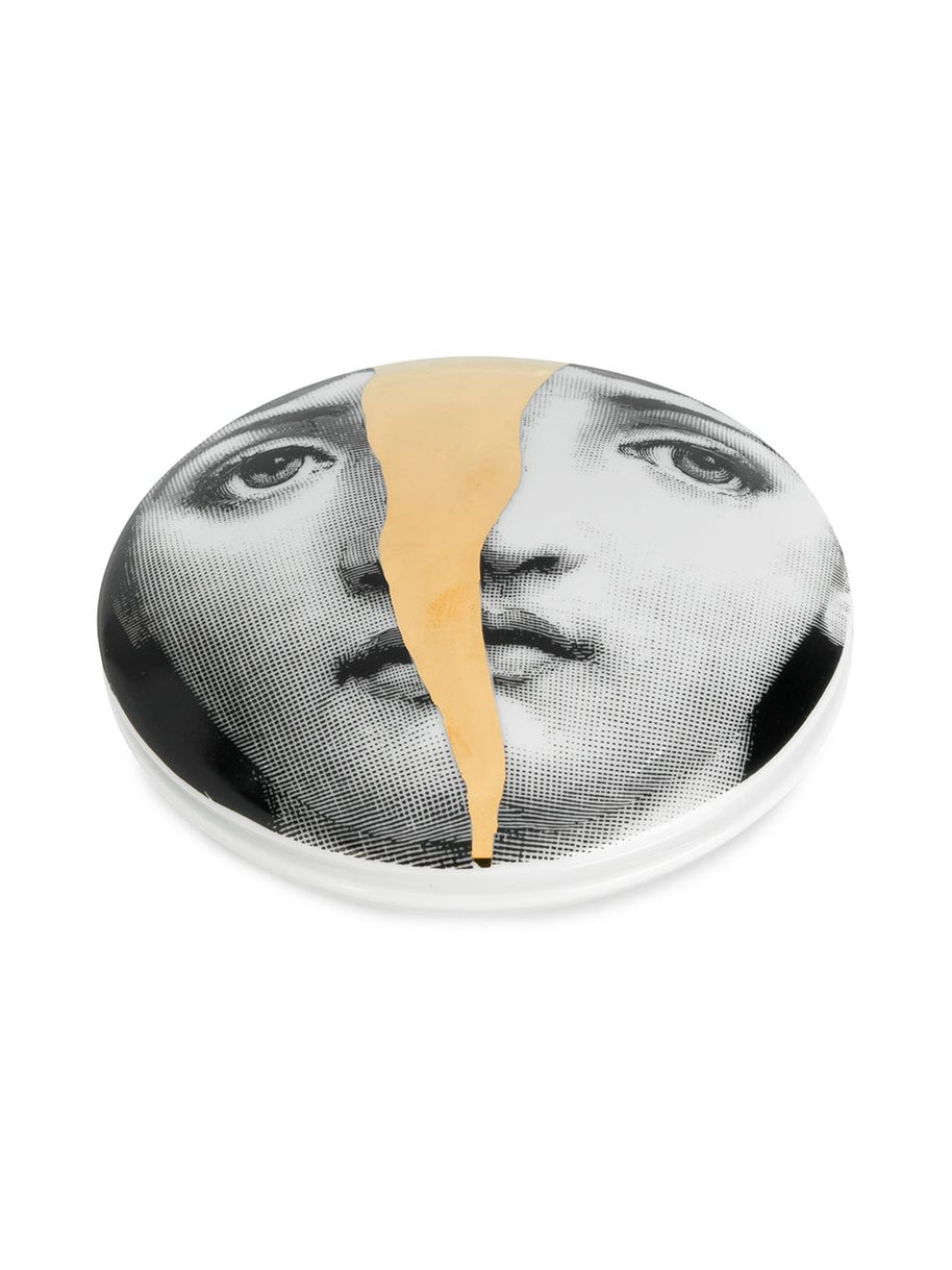 Fornasetti Porcelain Jewelry Box White