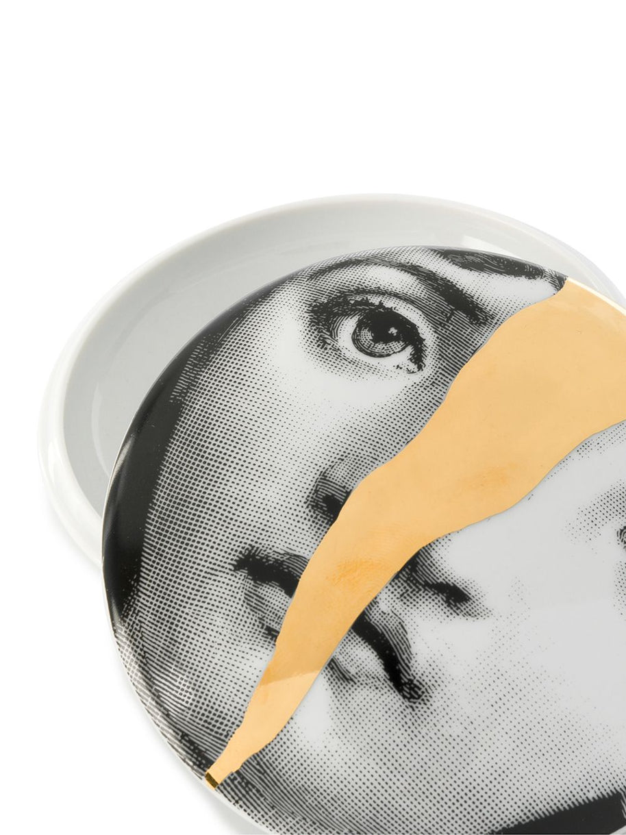 Fornasetti Porcelain Jewelry Box White