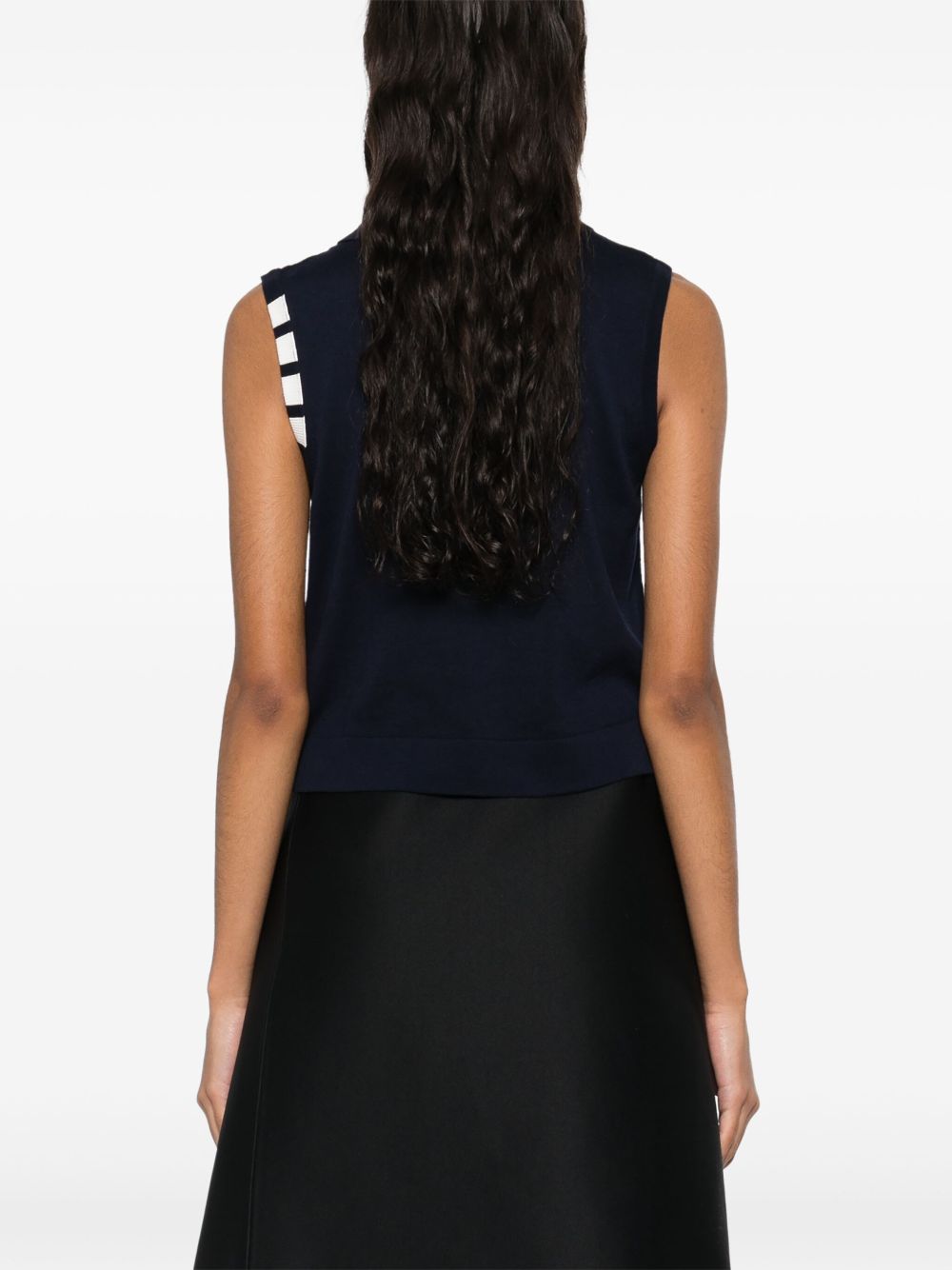 Thom Browne Sleeveless Top Blue