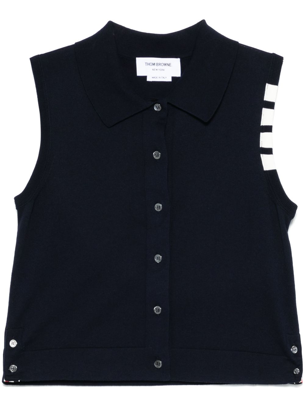 Thom Browne Sleeveless Top Blue