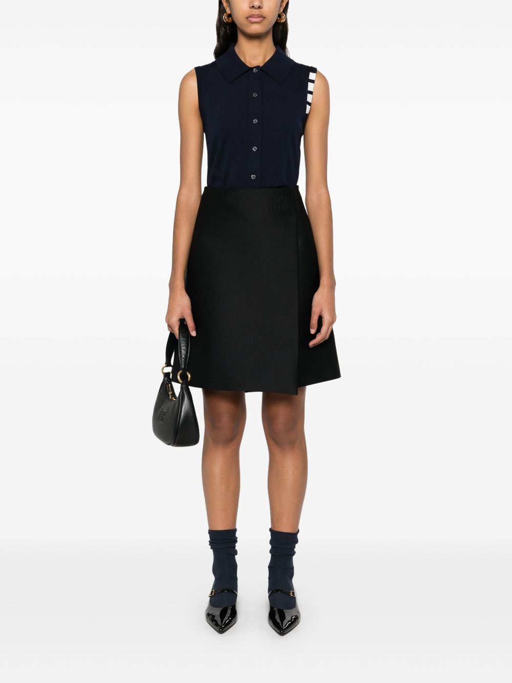 Thom Browne Sleeveless Top Blue