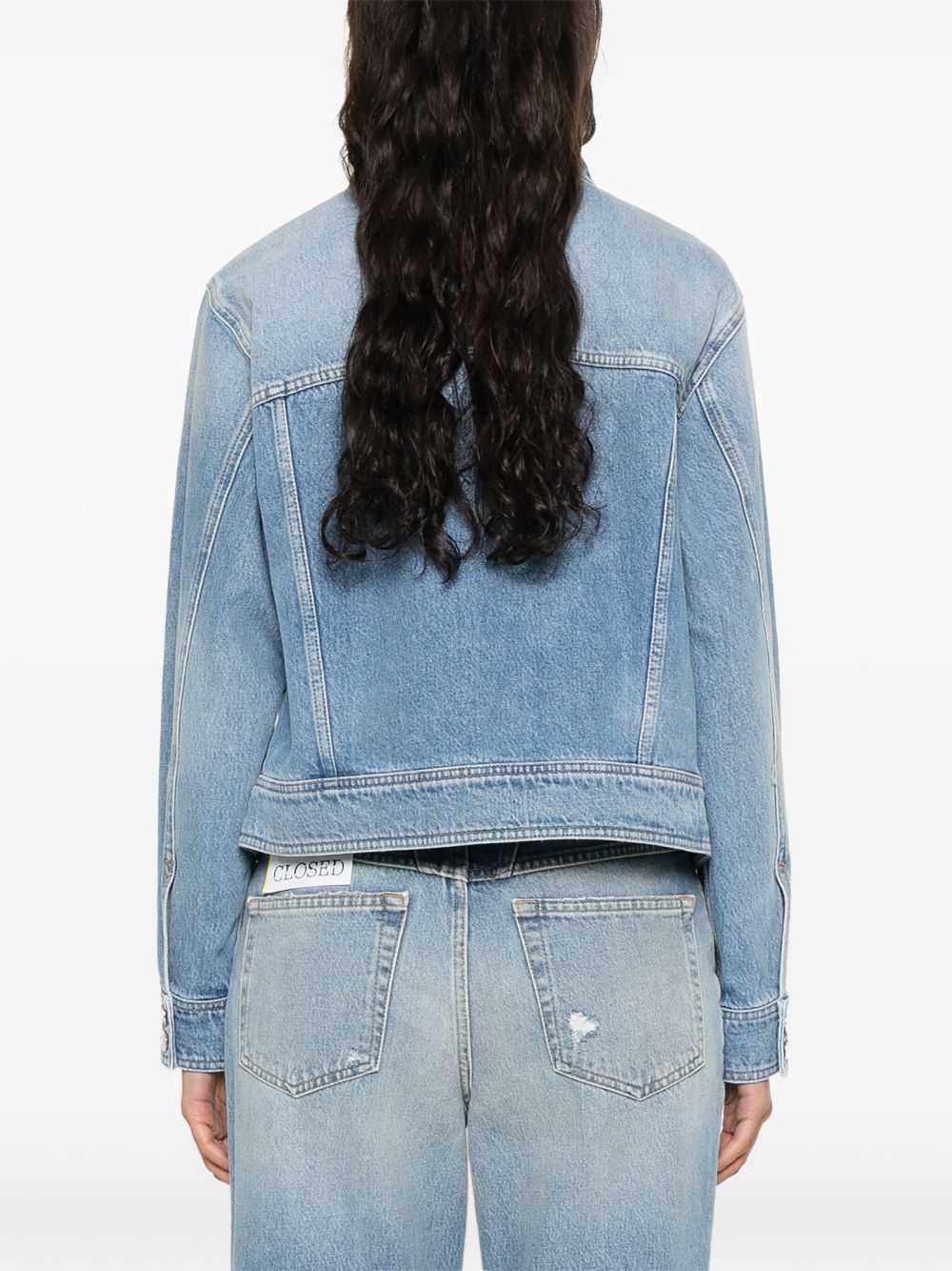 Closed Denim Jacket Clear Blue