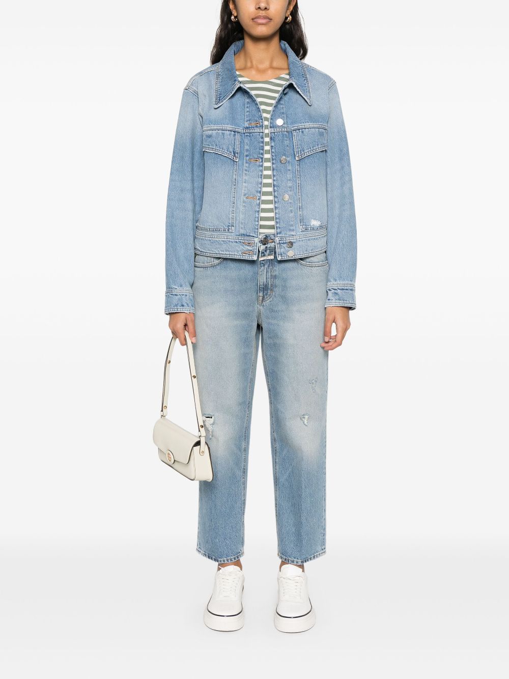 Closed Denim Jacket Clear Blue