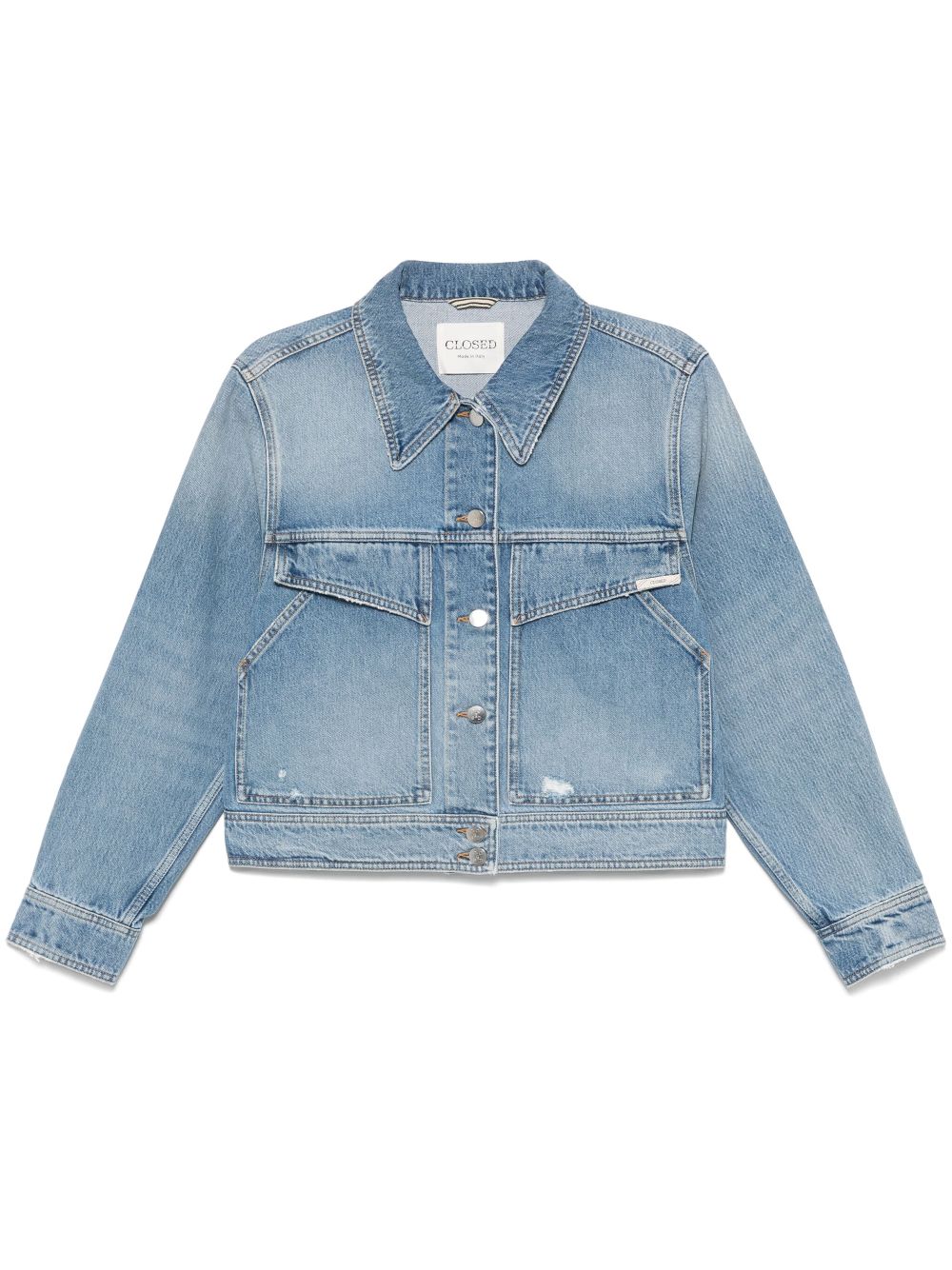 Closed Denim Jacket Clear Blue