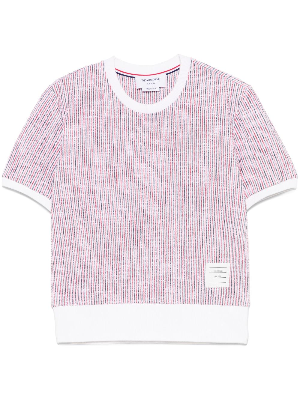 Thom Browne Short Sleeved Cotton Top MultiColour