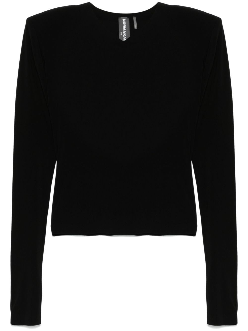 Norma Kamali Long Sleeved Top With Shoulder Pads