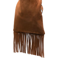 Valentino Garavani Nellcote Suede Leather Crossbody Bag - Leather Brown