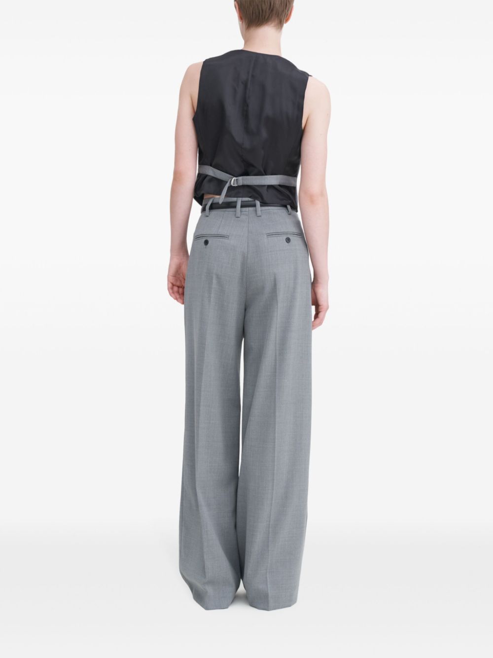 FILIPPA K Darcey Wool Trousers In Grey