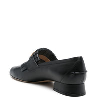 Valentino Garavani VLogo Signature Leather Loafers - Black