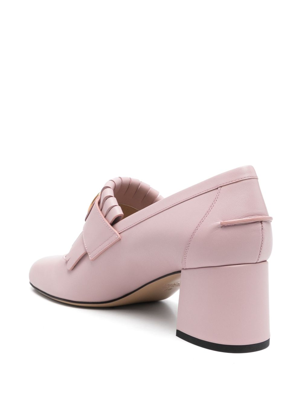 Valentino Garavani VLogo Signature Leather Loafers - Powder