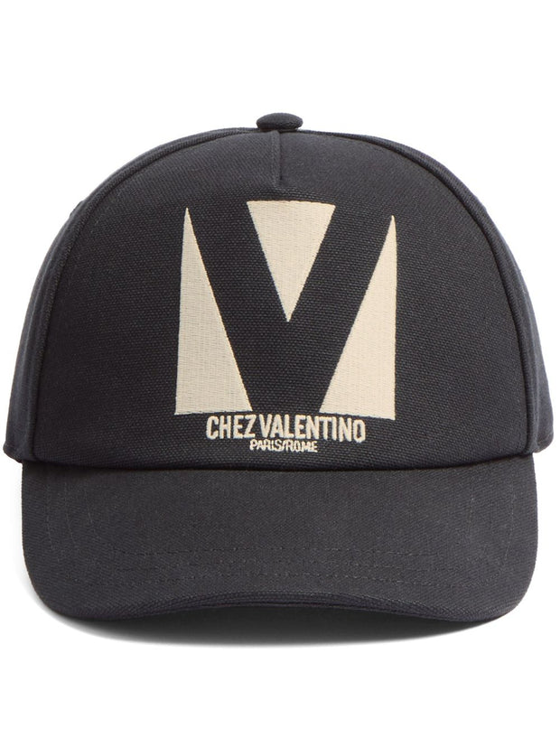 Valentino Garavani Chez Valentino Baseball Cap - Black
