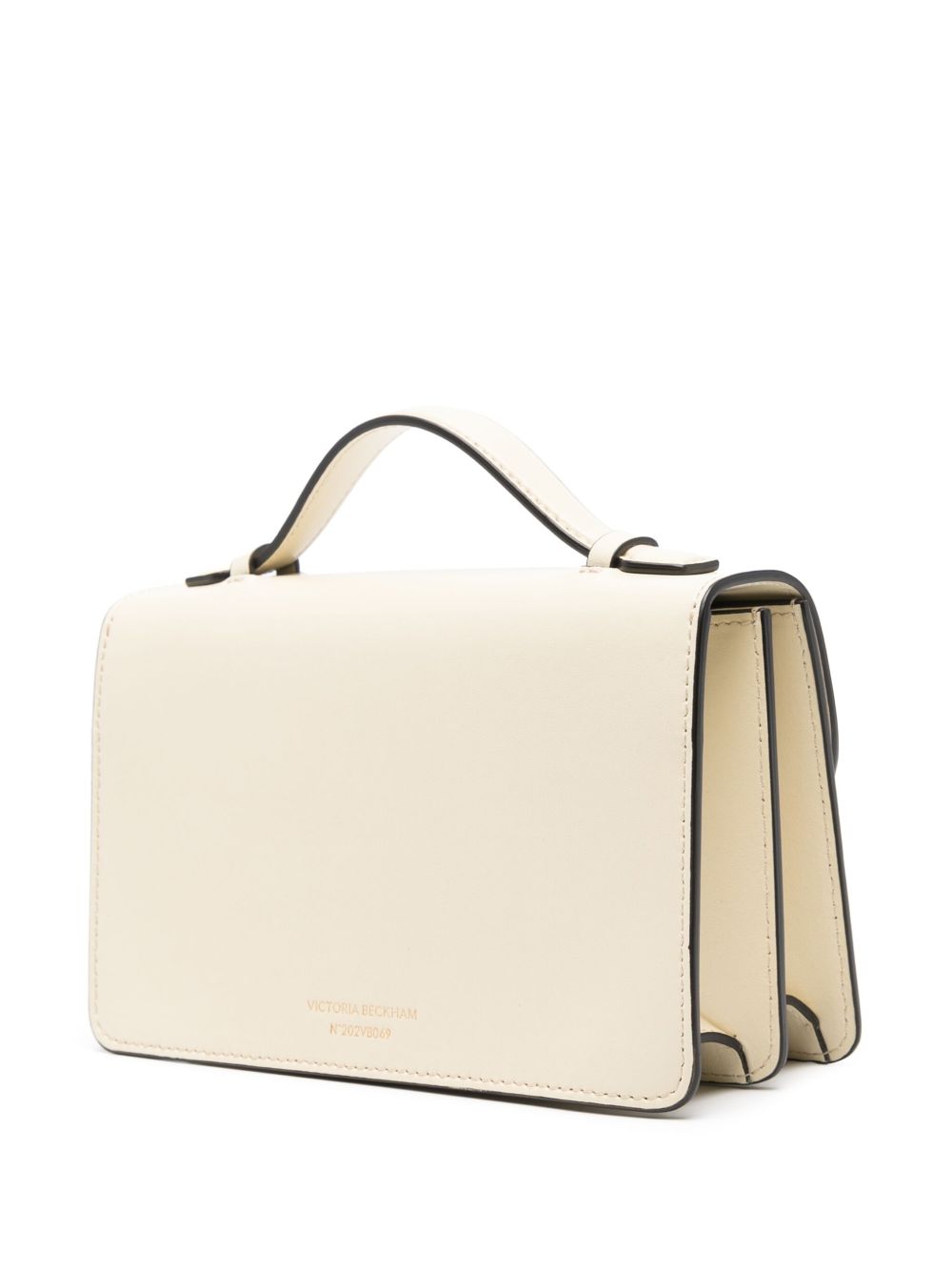 Victoria Beckham Ivory Dorian Mini Handbag With Shoulder Strap