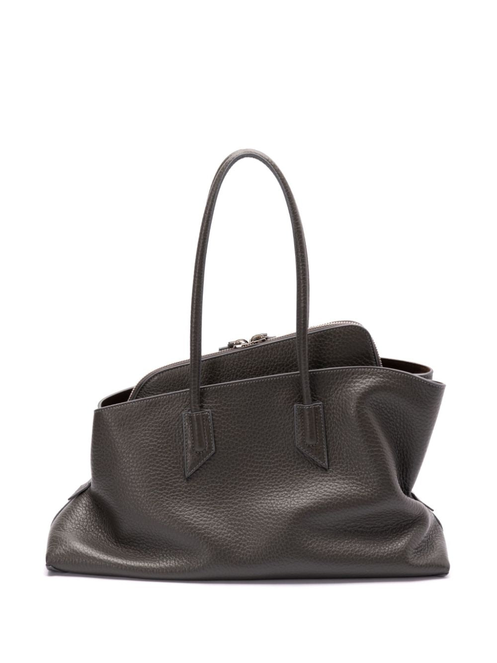 The Attico ''La Passeggiata Medium'' Grey Top Handle Bag