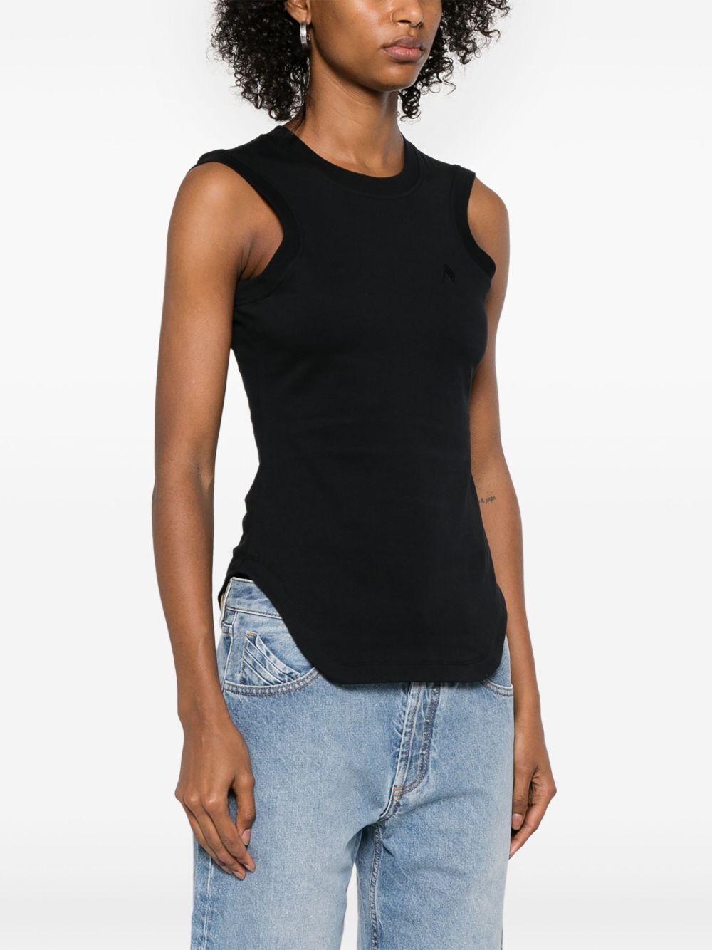The Attico Black Tank Top