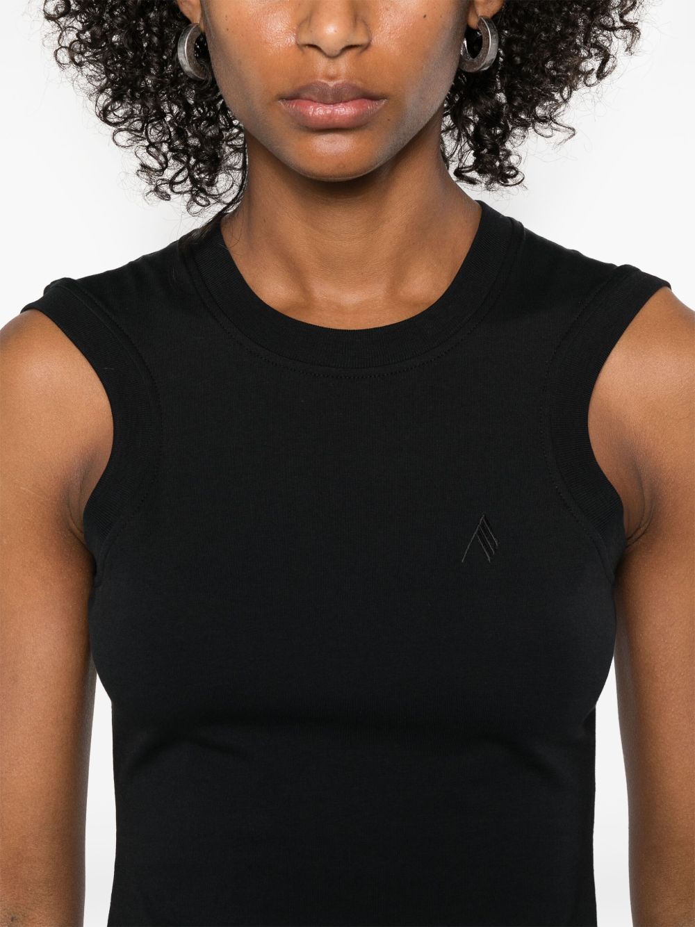 The Attico Black Tank Top