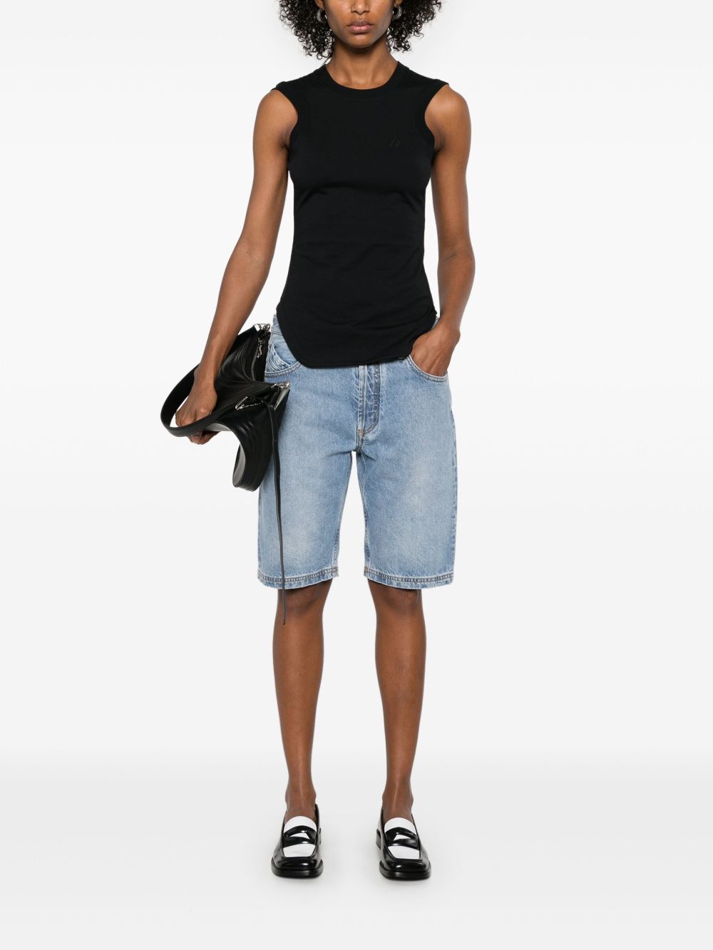 The Attico Black Tank Top